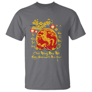 Vietnamese Lunar New Year 2026 T Shirt Chuc Mung Nam Moi Tet Holiday Horse Zodiac TS11 Charcoal Print Your Wear