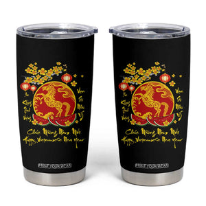 Vietnamese Lunar New Year 2026 Tumbler Cup Chuc Mung Nam Moi Tet Holiday Horse Zodiac TS11 Black Print Your Wear