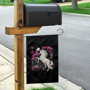 Japanese New Year 2026 Garden Flag Year Of The Horse Sakura Cherry Blossom Shrine TS11 Print Your Wear