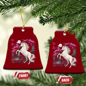 Japanese New Year 2026 Ceramic Ornament Year Of The Horse Sakura Cherry Blossom Shrine TS11 Print Your Wear