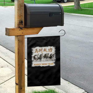 Year of The Horse 2026 Garden Flag Happy New Year Gallop Of The 8 Horses TS11 Print Your Wear