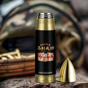 Gallop Of The 8 Horses Bullet Tumbler Chinese New Year 2026 Year of The Horse TS11 Print Your Wear