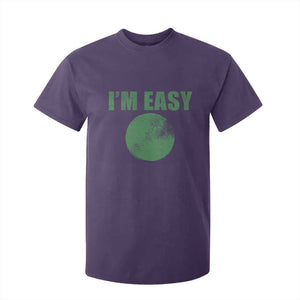 Funny I'm Easy Snowboard Ski T Shirt For Kid Green Circle Retro Mountain Sign TS11 Purple Print Your Wear
