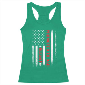 Promoted To Dad Est 2026 Racerback Tank Top New Dad 2026 Baby Announcement TS11 Irish Green Print Your Wear