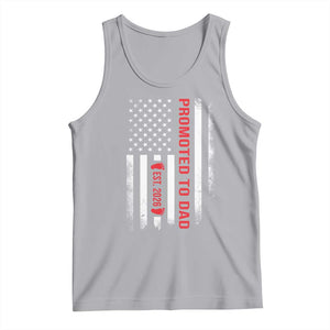 Promoted To Dad Est 2026 Tank Top New Dad 2026 Baby Announcement TS11 Athletic Heather Print Your Wear