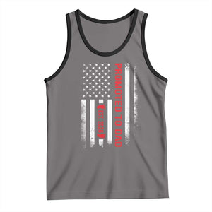 Promoted To Dad Est 2026 Tank Top New Dad 2026 Baby Announcement TS11 Deep Heather Black Print Your Wear