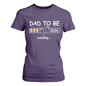 Funny Dad To Be 2026 Loading T Shirt For Women New Dad Beer Lover TS11 Purple Print Your Wear