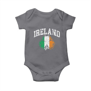 Irish Pride Baby Onesie Ireland Shamrock Flag St Patricks Day TS11 Charcoal Print Your Wear