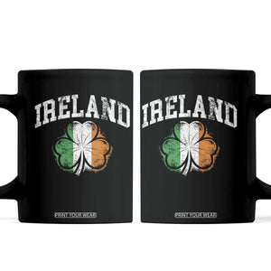 Irish Pride Coffee Mug Ireland Shamrock Flag St Patricks Day TS11 Black Print Your Wear