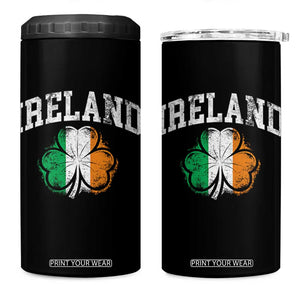 Irish Pride 4 in 1 Can Cooler Tumbler Ireland Shamrock Flag St Patricks Day TS11 One Size: 16 oz Black Print Your Wear