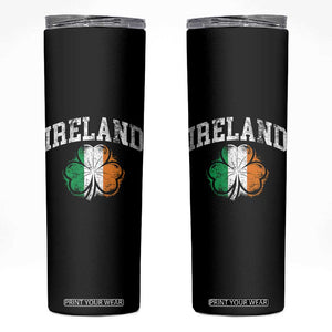 Irish Pride Skinny Tumbler Ireland Shamrock Flag St Patricks Day TS11 Black Print Your Wear