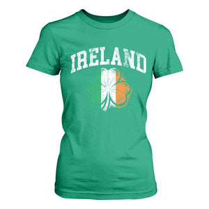 Irish Pride T Shirt For Women Ireland Shamrock Flag St Patricks Day TS11 Irish Green Print Your Wear