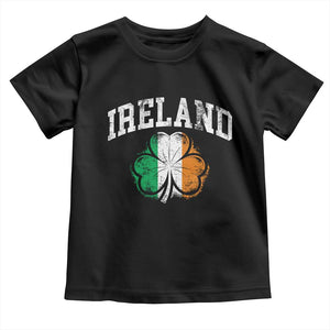 Irish Pride Toddler T Shirt Ireland Shamrock Flag St Patricks Day TS11 Black Print Your Wear