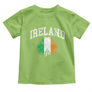 Irish Pride Toddler T Shirt Ireland Shamrock Flag St Patricks Day TS11 Lime Print Your Wear