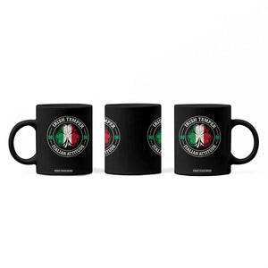 Funny Irish Temper Italian Attitude Coffee Mug Irish Italian Pride Vintage Shamrock TS11 Print Your Wear