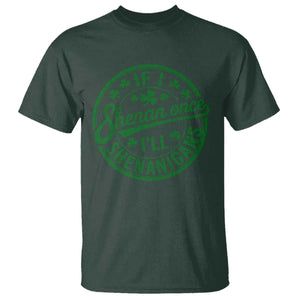 Funny St Patricks Day If I Shenan Once I Will Shenanigan T Shirt TS11 Dark Forest Green Print Your Wear