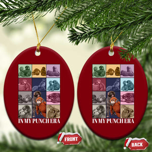 Punch The Monkey Ceramic Ornament In My Punch Era Baby Monkey Hugging Plush TS11 Print Your Wear