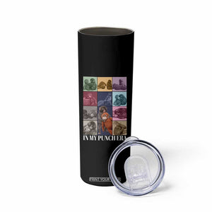 Punch The Monkey Skinny Tumbler In My Punch Era Baby Monkey Hugging Plush TS11 Print Your Wear