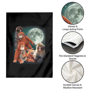 Baby Monkey Punch Garden Flag Three Punch Moon Orange Toy TS11 Print Your Wear
