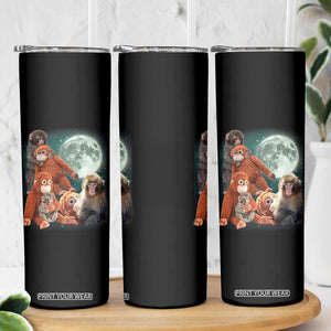Baby Monkey Punch Skinny Tumbler Three Punch Moon Orange Toy TS11 Print Your Wear
