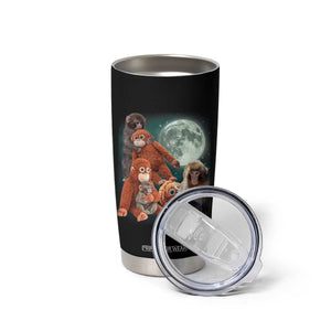 Baby Monkey Punch Tumbler Cup Three Punch Moon Orange Toy TS11 Print Your Wear