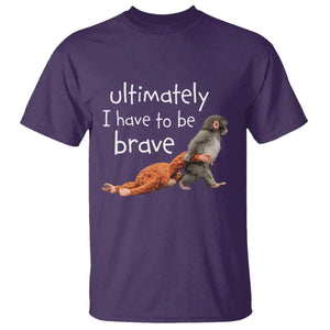 Ultimate I Have To Be Brave Baby Monkey Punch T Shirt TS11 Purple Print Your Wear