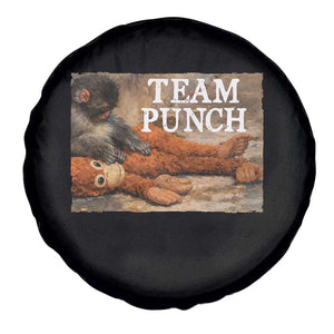 Team Punch Baby Monkey Plush Hugging Meme Spare Tire Cover TS11 Print Your Wear