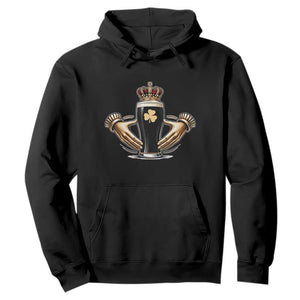 Irish Stout Claddagh Ring Beer Galway Ireland Souvenir Hoodie TS11 Black Print Your Wear