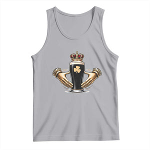Irish Stout Claddagh Ring Beer Galway Ireland Souvenir Tank Top TS11 Athletic Heather Print Your Wear