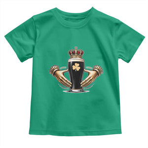 Irish Stout Claddagh Ring Beer Galway Ireland Souvenir Toddler T Shirt TS11 Irish Green Print Your Wear