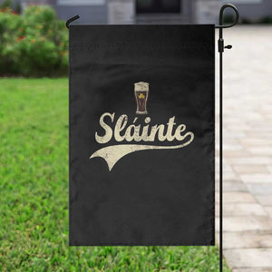 Funny Slainte Cheers Stout Beer Irish Shamrock St Patrick's Day Garden Flag TS11 Print Your Wear