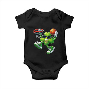 Funny 67 Meme Six Seven Basketball Shamrock St Patricks Day Baby Onesie TS11 Black Print Your Wear