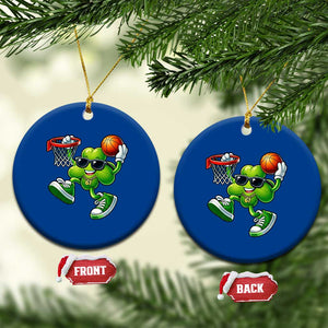 Funny 67 Meme Six Seven Basketball Shamrock St Patricks Day Ceramic Ornament TS11 1pc Blue Print Your Wear