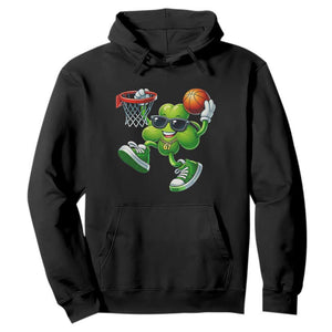 Funny 67 Meme Six Seven Basketball Shamrock St Patricks Day Hoodie TS11 Black Print Your Wear