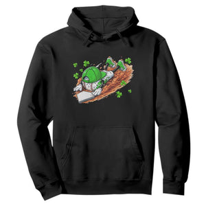 Funny Baseball St Patricks Day Home Plate Drip Hoodie TS11 Black Print Your Wear