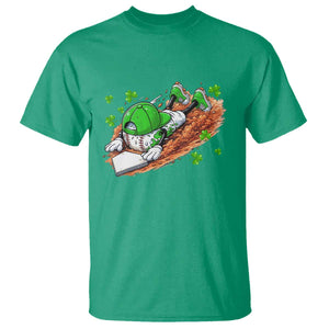 Funny Baseball St Patricks Day Home Plate Drip T Shirt TS11 Irish Green Print Your Wear