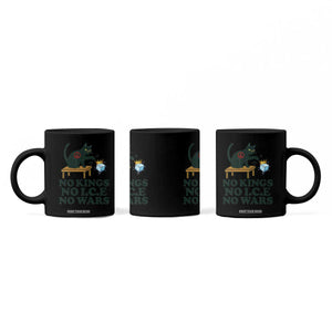 No Kings No Ice No Wars Cat Coffee Mug Funny Political Freedom Activist TS11 Print Your Wear