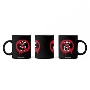 No Kings No Ice Protest Coffee Mug Vintage Political Stop Sign Graffiti Graphic TS11 Print Your Wear