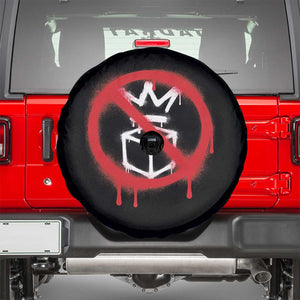 No Kings No Ice Protest Spare Tire Cover Vintage Political Stop Sign Graffiti Graphic TS11 Black Print Your Wear