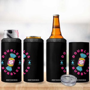 Doubles and Bubbles Baseball Candy Gum 4 in 1 Can Cooler Tumbler TS11 Print Your Wear