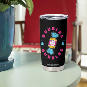 Doubles and Bubbles Baseball Candy Gum Tumbler Cup TS11 Print Your Wear