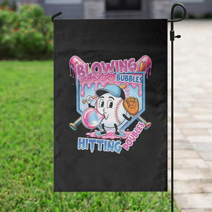 Baseball Blowing Bubbles Hitting Doubles Garden Flag Sports Bubble Gum Lover TS11 Print Your Wear