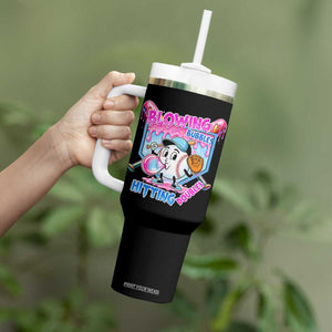 Baseball Blowing Bubbles Hitting Doubles Tumbler With Handle Sports Bubble Gum Lover TS11 Print Your Wear