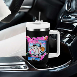 Baseball Blowing Bubbles Hitting Doubles Tumbler With Handle Sports Bubble Gum Lover TS11 Print Your Wear