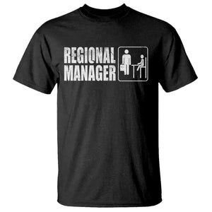 Regional Manager T Shirt Funny Dad Baby Matching TS11 Black Print Your Wear