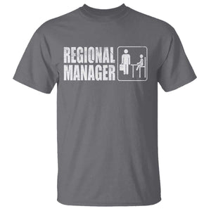 Regional Manager T Shirt Funny Dad Baby Matching TS11 Charcoal Print Your Wear