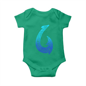Tribal Makau Hawaiian Fish Hook Pacific Islander Hawaiian Baby Onesie TS11 Irish Green Print Your Wear