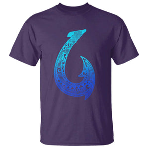 Tribal Makau Hawaiian Fish Hook Pacific Islander Hawaiian T Shirt TS11 Purple Print Your Wear