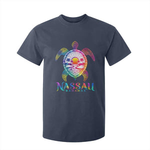 Nassau Bahamas Beach Vacation T Shirt For Kid Tie Dye Sea Turtle TS11 Navy Print Your Wear