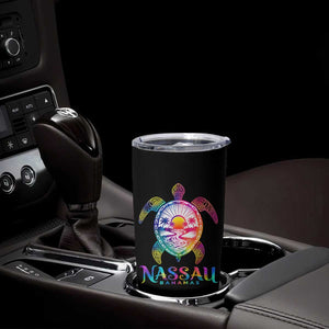 Nassau Bahamas Beach Vacation Tumbler Cup Tie Dye Sea Turtle TS11 Print Your Wear